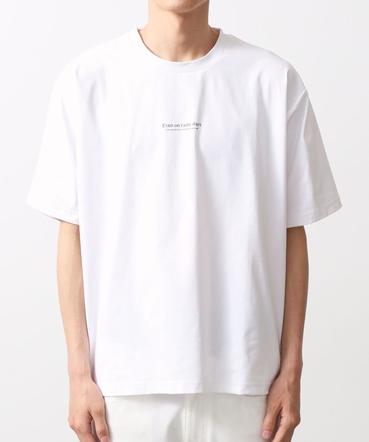 ザ ショップ ティーケー（メンズ）(THE SHOP TK(Men))の梨地アンサンブルカーディガン　五分袖カーディガン＋半袖Tシャツセット/マシンウォッシャブル25