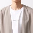 ザ ショップ ティーケー（メンズ）(THE SHOP TK(Men))の梨地アンサンブルカーディガン　五分袖カーディガン＋半袖Tシャツセット/マシンウォッシャブル21