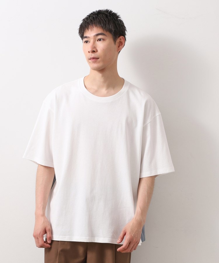 ザ ショップ ティーケー（メンズ）(THE SHOP TK(Men))のエシカルブロード切替Tシャツ2