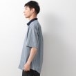 ザ ショップ ティーケー（メンズ）(THE SHOP TK(Men))のブロードパネルストライプ半袖シャツ 洗濯機OK／サスティナブル素材5