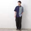 ザ ショップ ティーケー（メンズ）(THE SHOP TK(Men))のブロードパネルストライプ半袖シャツ 洗濯機OK／サスティナブル素材7