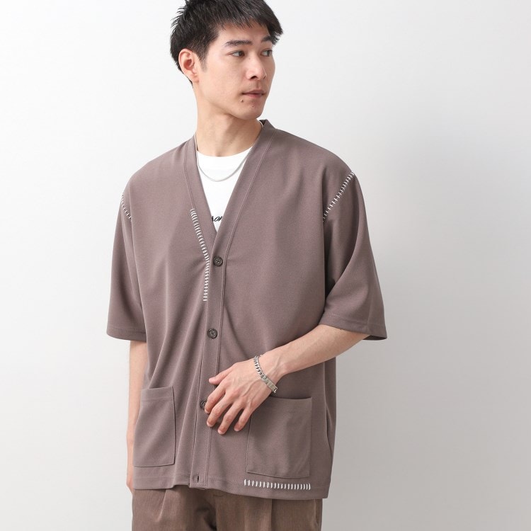 ザ ショップ ティーケー（メンズ）(THE SHOP TK(Men))のツイルカーデ カーディガン/ボレロ