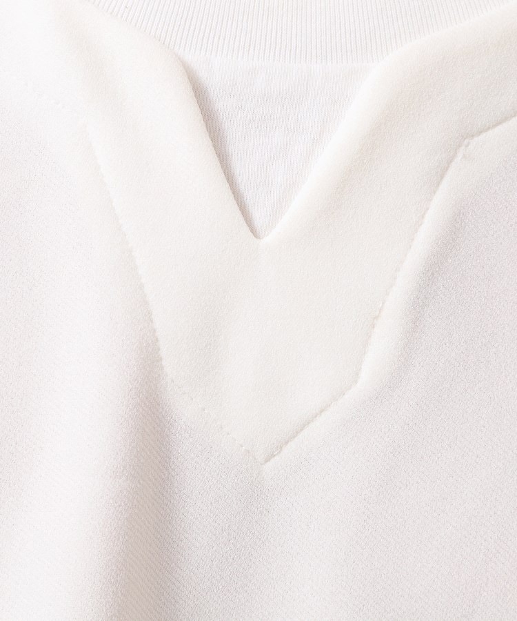 ザ ショップ ティーケー（メンズ）(THE SHOP TK(Men))のツイルキーネック半袖Tシャツ 【接触冷感/洗濯機OK】4