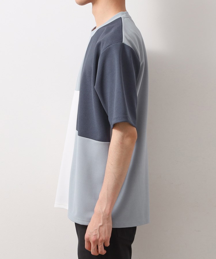 ザ ショップ ティーケー（メンズ）(THE SHOP TK(Men))のツイルブロッキング半袖Tシャツ14