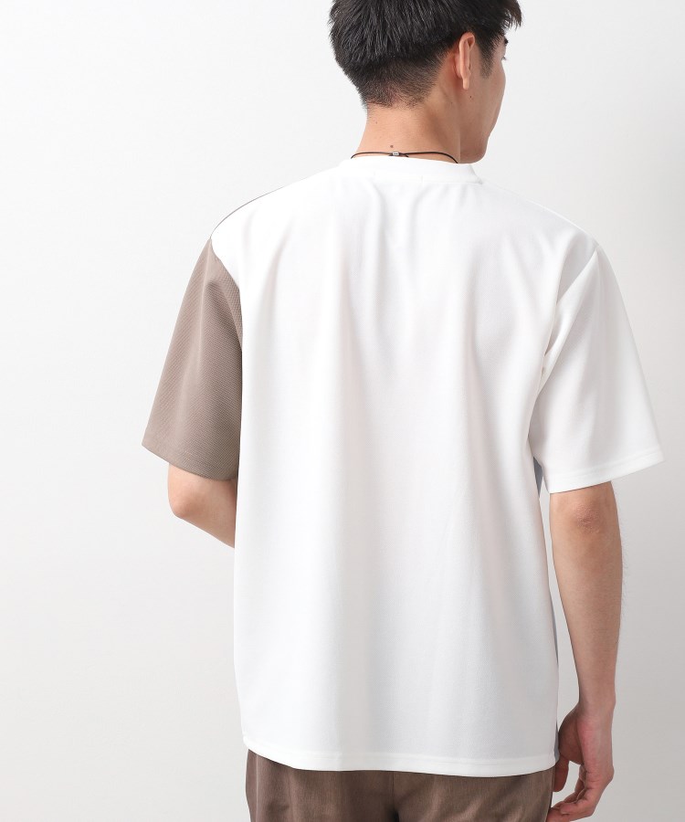 ザ ショップ ティーケー（メンズ）(THE SHOP TK(Men))のツイルブロッキング半袖Tシャツ10