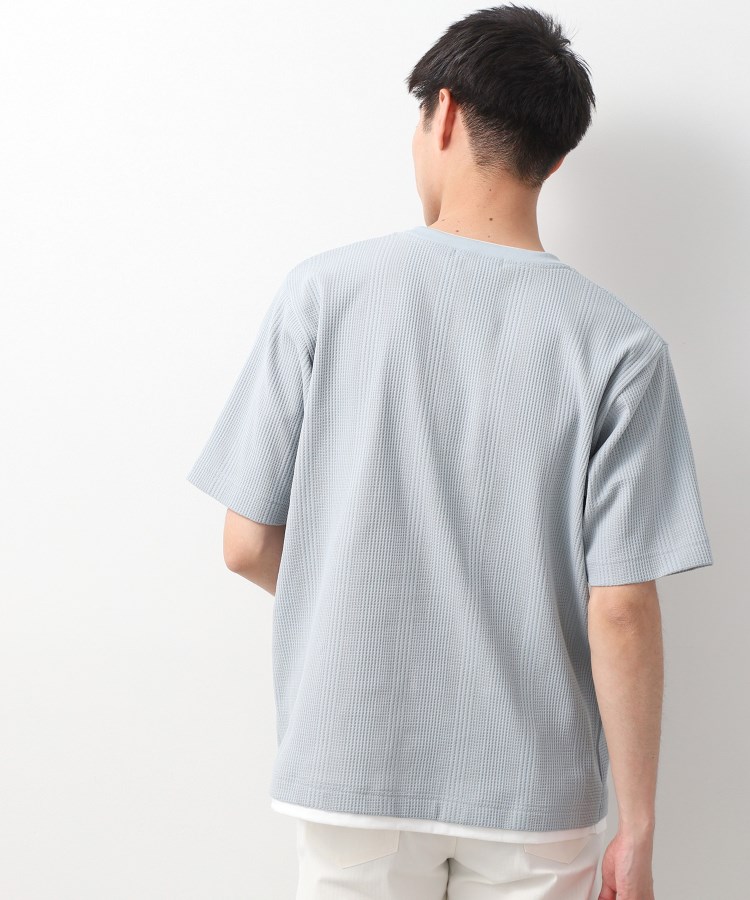 ザ ショップ ティーケー（メンズ）(THE SHOP TK(Men))のランダムワッフル半袖Tシャツ 【洗濯機ＯＫ】13