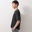 ザ ショップ ティーケー（メンズ）(THE SHOP TK(Men))のランダムワッフル半袖Tシャツ 【洗濯機ＯＫ】1