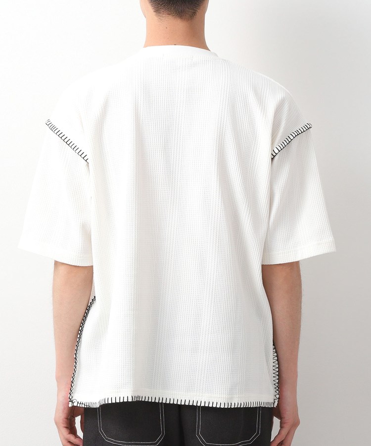 ザ ショップ ティーケー（メンズ）(THE SHOP TK(Men))のステッチ刺繍半袖Tシャツ ビックシルエット11