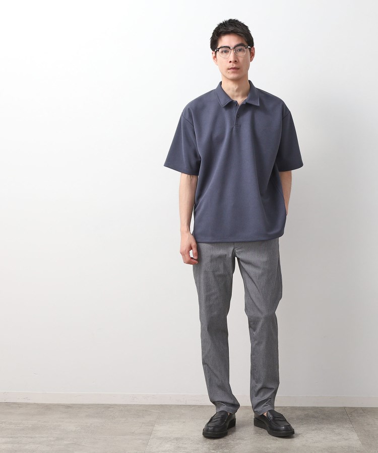 ザ ショップ ティーケー（メンズ）(THE SHOP TK(Men))のドライタッチカノコポロシャツ 洗濯機OK19