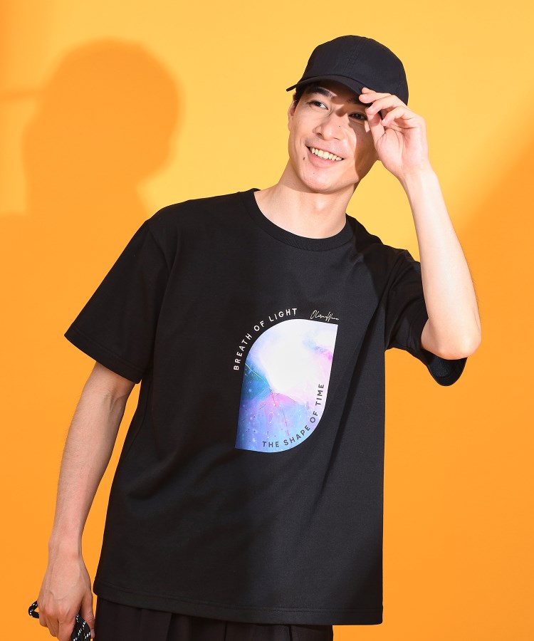 ザ ショップ ティーケー（メンズ）(THE SHOP TK(Men))のアートグラフィック半袖Tシャツ ブラック(019)