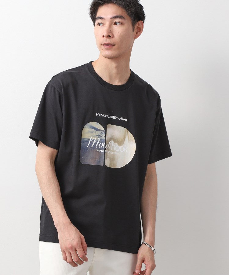 ザ ショップ ティーケー（メンズ）(THE SHOP TK(Men))のアートグラフィック半袖Tシャツ ブラック(819)