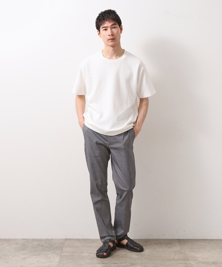 ザ ショップ ティーケー（メンズ）(THE SHOP TK(Men))のライトフクレジャカード半袖Tシャツ 洗濯機OK3