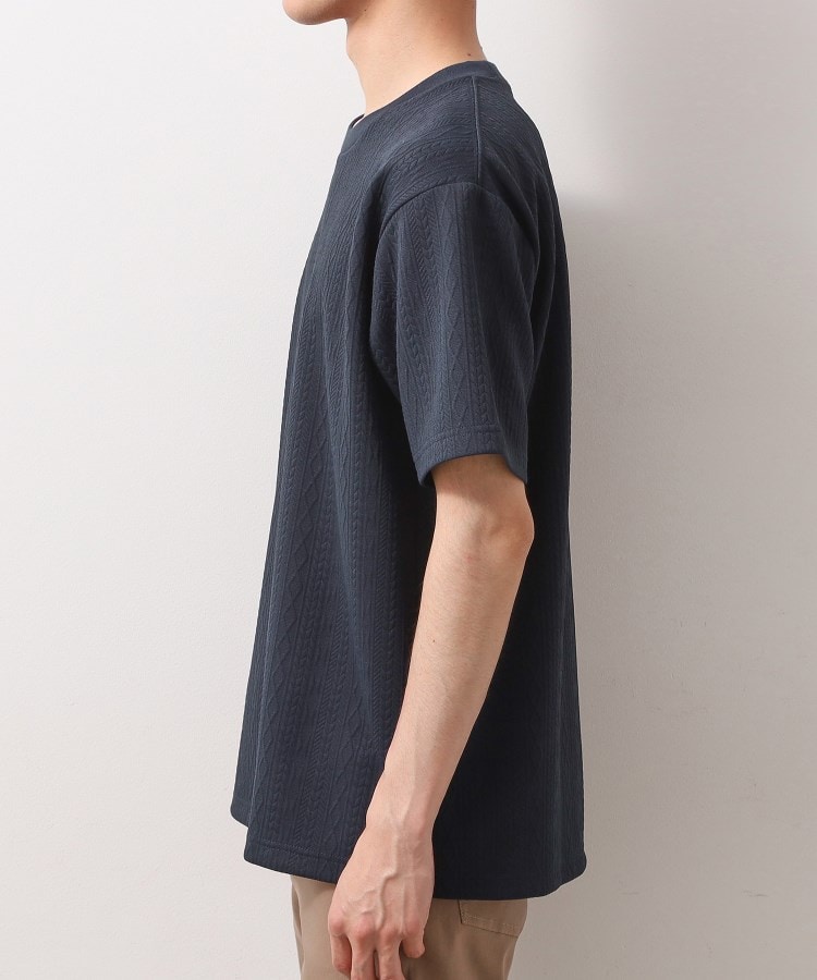 ザ ショップ ティーケー（メンズ）(THE SHOP TK(Men))のライトフクレジャカード半袖Tシャツ 洗濯機OK18