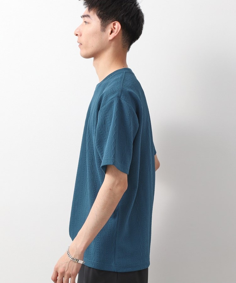 ザ ショップ ティーケー（メンズ）(THE SHOP TK(Men))のライトフクレジャカード半袖Tシャツ 洗濯機OK13