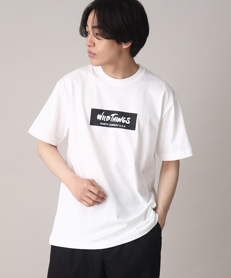 ザ ショップ ティーケー（メンズ）(THE SHOP TK(Men))の【ユニセックスアイテム】WILDTHINGS/ワイルドシングス別注ボックスロゴTEE2