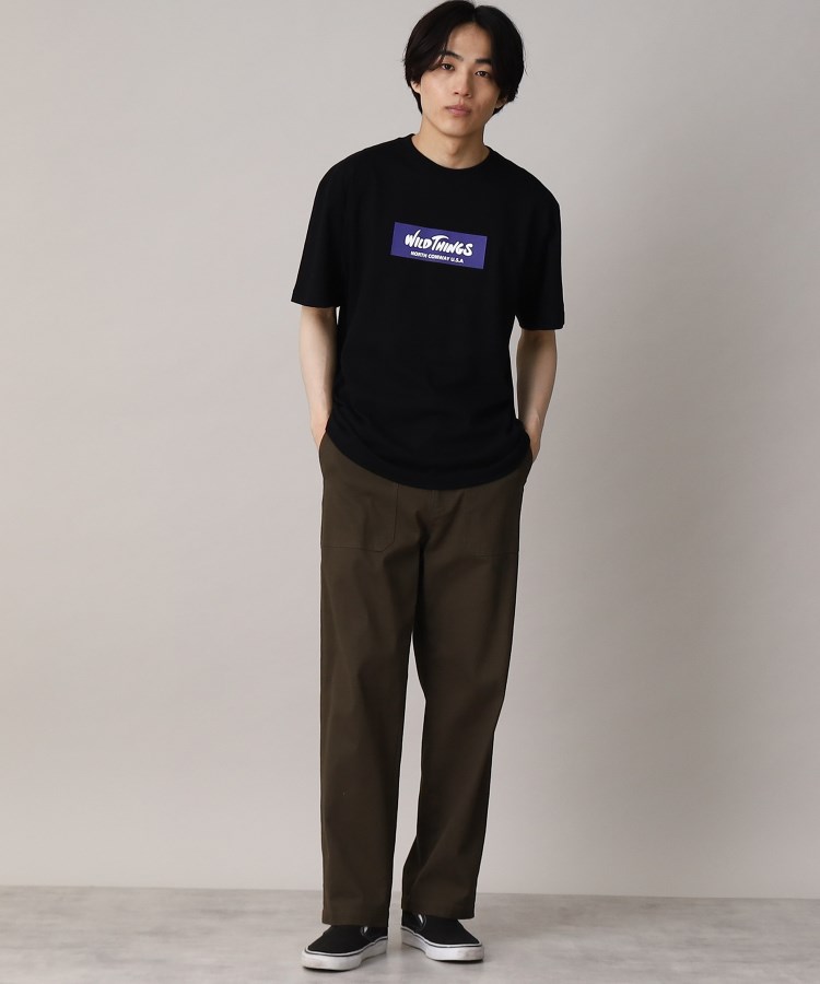 ザ ショップ ティーケー（メンズ）(THE SHOP TK(Men))の【ユニセックスアイテム】WILDTHINGS/ワイルドシングス別注ボックスロゴTEE4