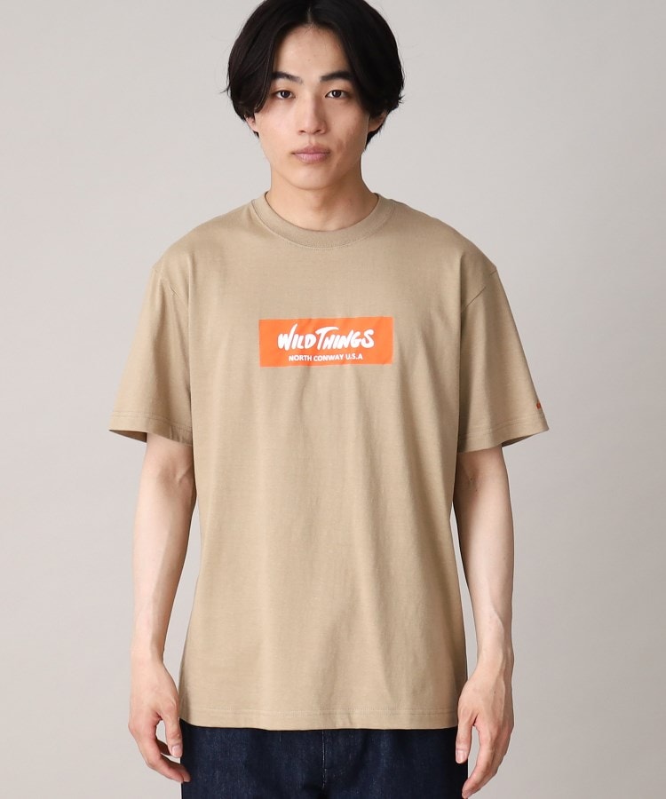 ザ ショップ ティーケー（メンズ）(THE SHOP TK(Men))の【ユニセックスアイテム】WILDTHINGS/ワイルドシングス別注ボックスロゴTEE15