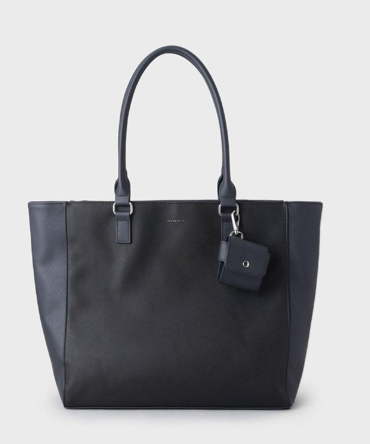 ザ ショップ ティーケー（メンズ）(THE SHOP TK(Men))の【A4サイズ／ビジネスでも使える】合皮トートバッグ イヤホンケース付き33