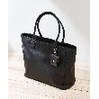 ザ ショップ ティーケー（メンズ）(THE SHOP TK(Men))の【A4サイズ／ビジネスでも使える】合皮トートバッグ イヤホンケース付き ブラック(019)