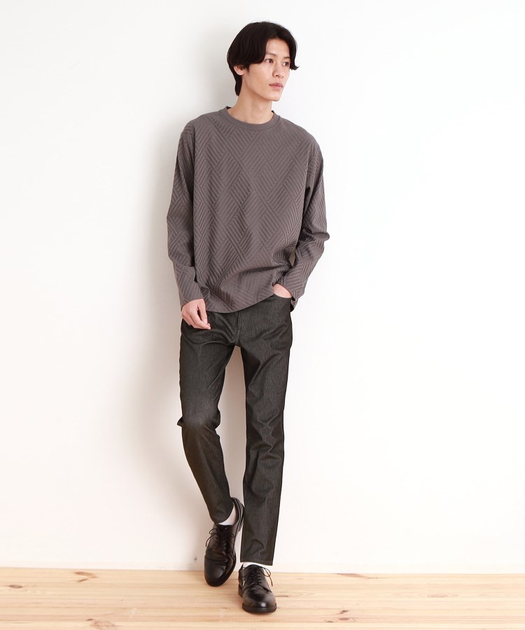 ザ ショップ ティーケー（メンズ）(THE SHOP TK(Men))の【オールシーズン穿ける！】360°ストレッチ プレミアムスキニーパンツ　全5サイズ×6色展開19