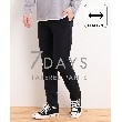 ザ ショップ ティーケー（メンズ）(THE SHOP TK(Men))の【オールシーズン穿ける！】7DAYSストレッチへリンボンパンツ　ON⇔OFF兼用 ブラック(019)