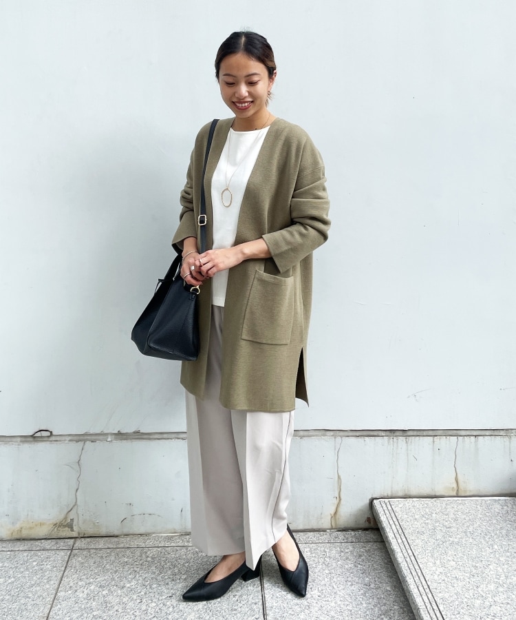 ◇ミラノリブ ロングカーディガン【WEB限定サイズ