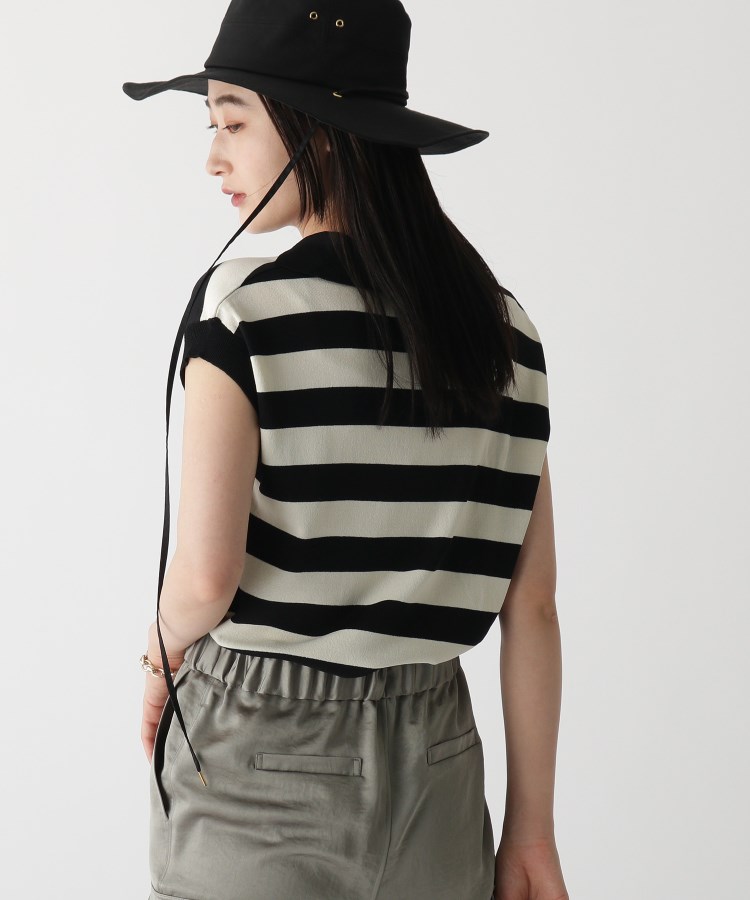 ◇【C】ボーダースキッパーニット【WEB限定サイズ】(ニット ◇【C】ボーダースキッパーニット【WEB限定サイズ】(ニット
