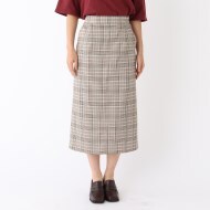 本物品質の ◇【C】オータムチェックタイトスカート【WEB限定サイズ スカート