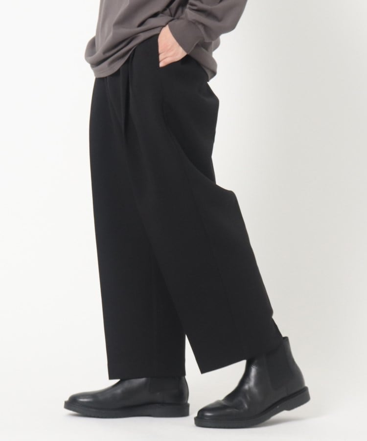 ◇ダブルクロス ワイドテーパードパンツ【ユニセックス】(フル ◇ダブルクロス ワイドテーパードパンツ【ユニセックス】(フル
