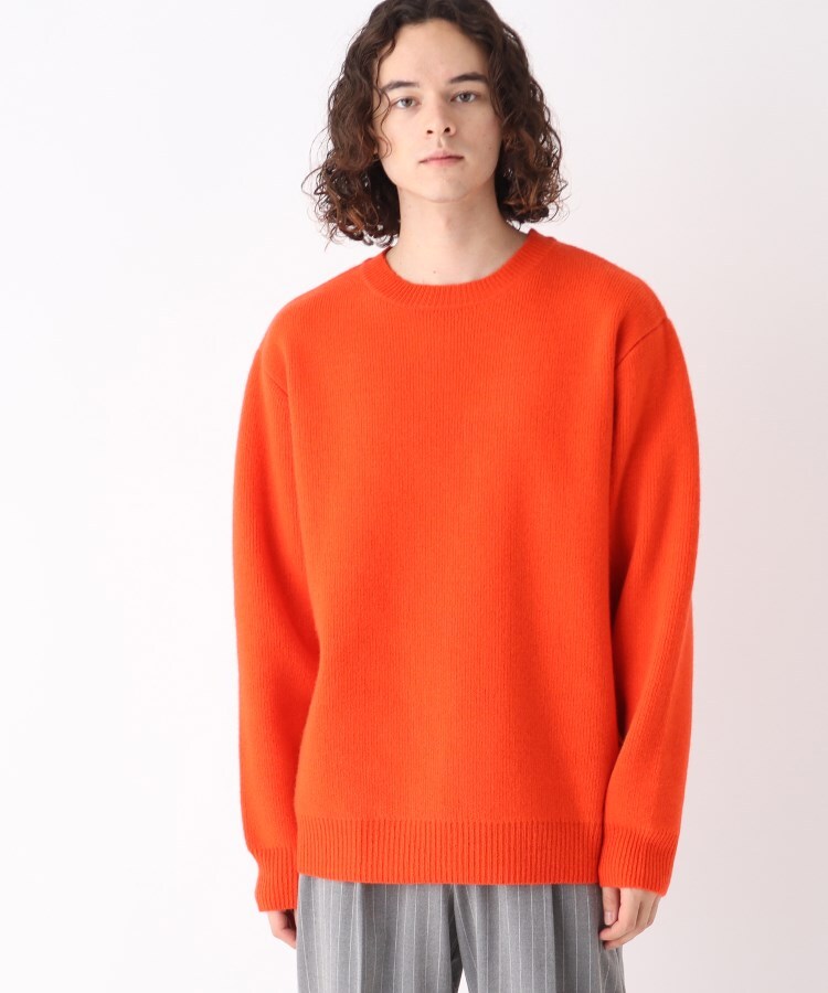 ウール&カシミヤMIX クルーネックニット【UNISEX】(ニット/セーター