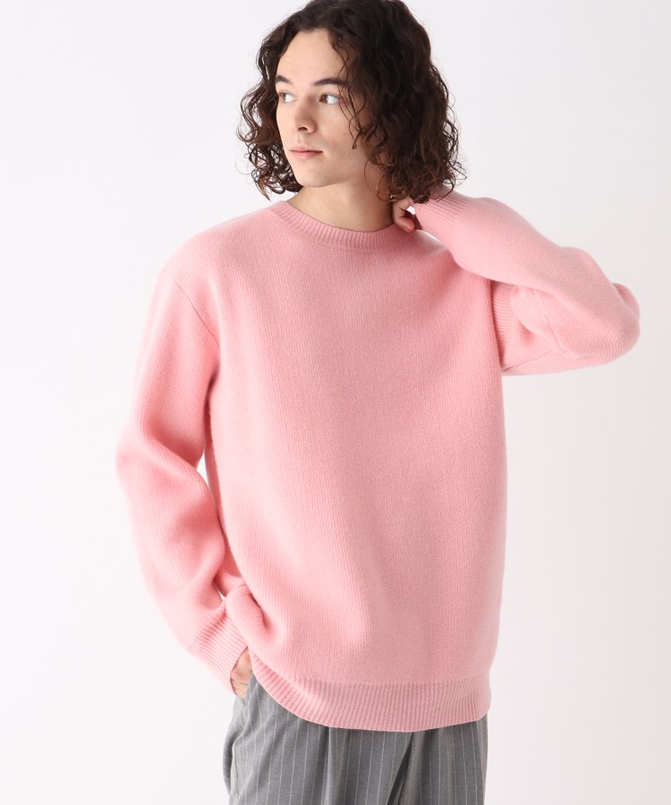 ◇ウール&カシミヤMIX クルーネックニット【UNISEX】(ニット ◇ウール&カシミヤMIX クルーネックニット【UNISEX】(ニット