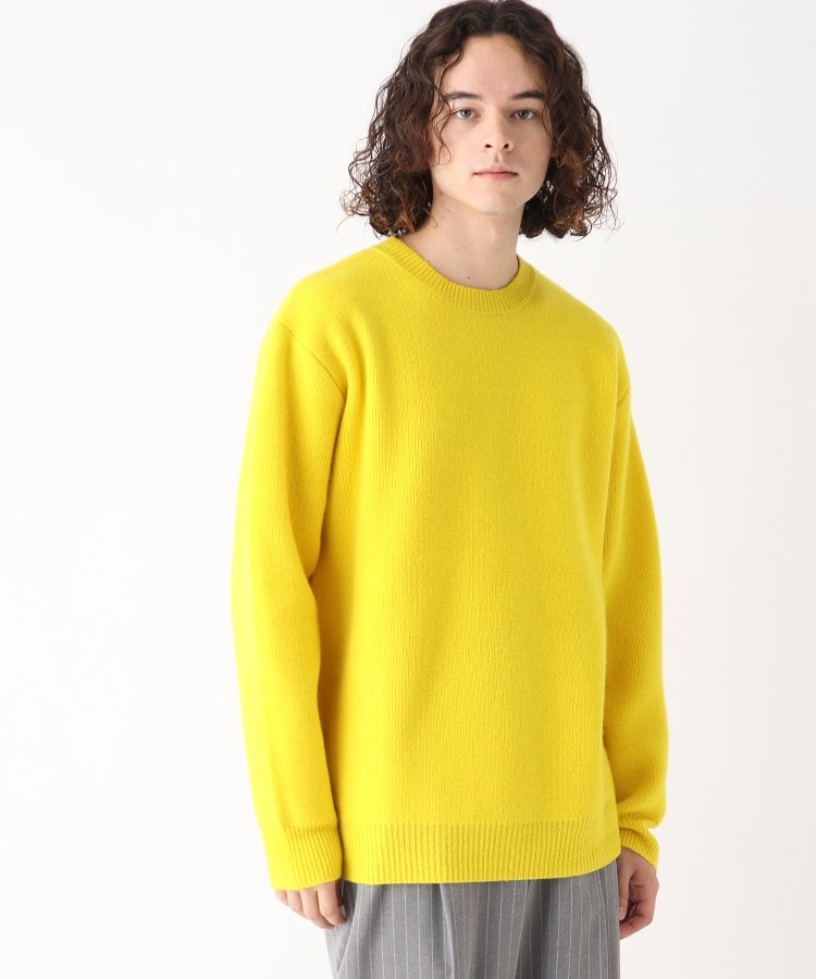 ウール&カシミヤMIX クルーネックニット【UNISEX】(ニット/セーター