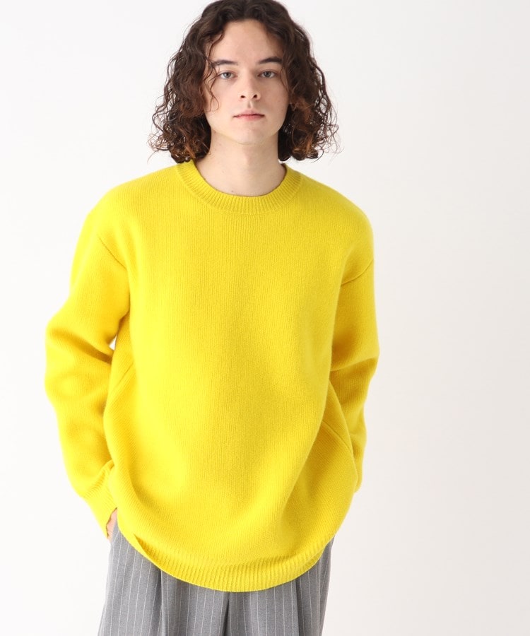 ◇ウール&カシミヤMIX クルーネックニット【UNISEX】(ニット ◇ウール&カシミヤMIX クルーネックニット【UNISEX】(ニット