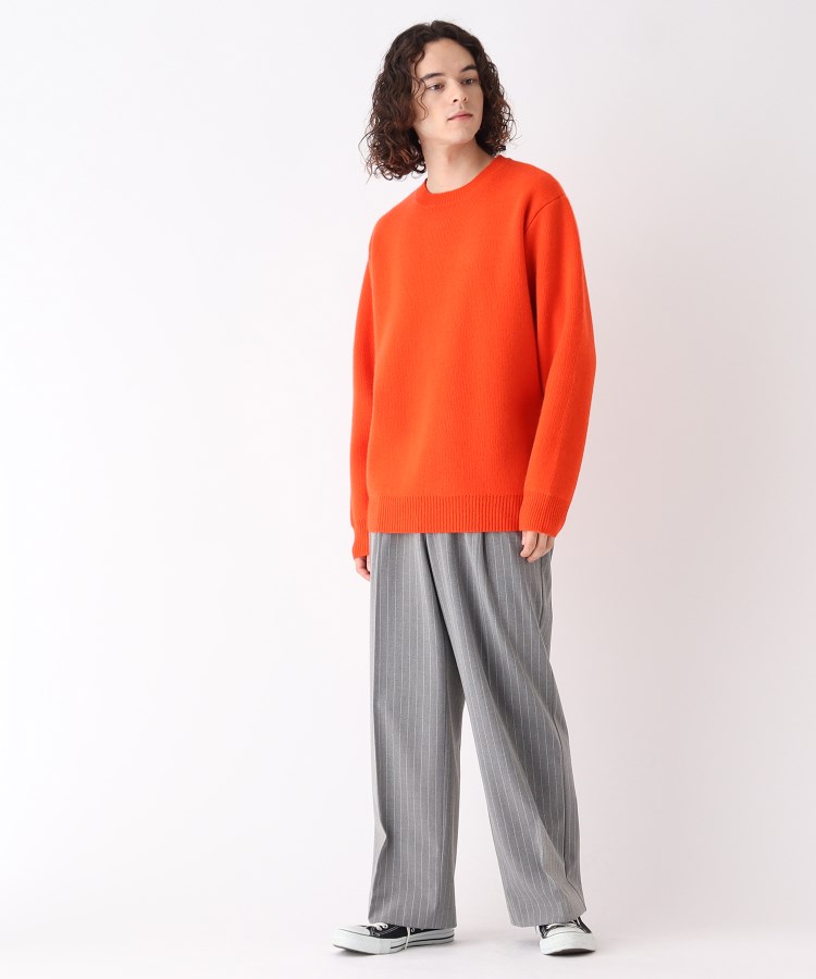 ◇ウール&カシミヤMIX クルーネックニット【UNISEX】(ニット ◇ウール&カシミヤMIX クルーネックニット【UNISEX】(ニット