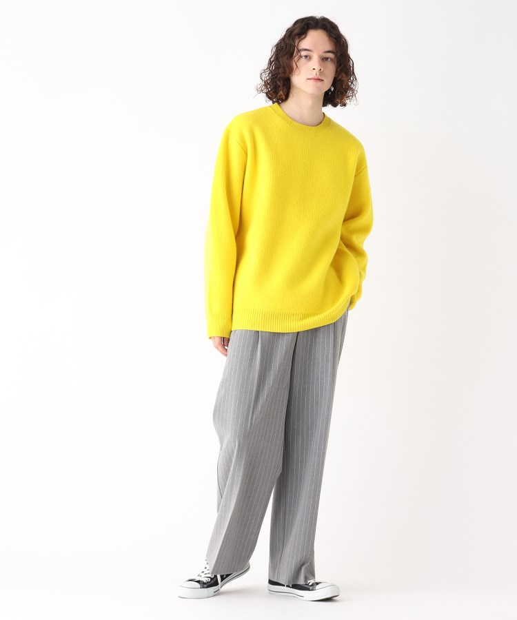 ◇ウール&カシミヤMIX クルーネックニット【UNISEX】(ニット ◇ウール&カシミヤMIX クルーネックニット【UNISEX】(ニット