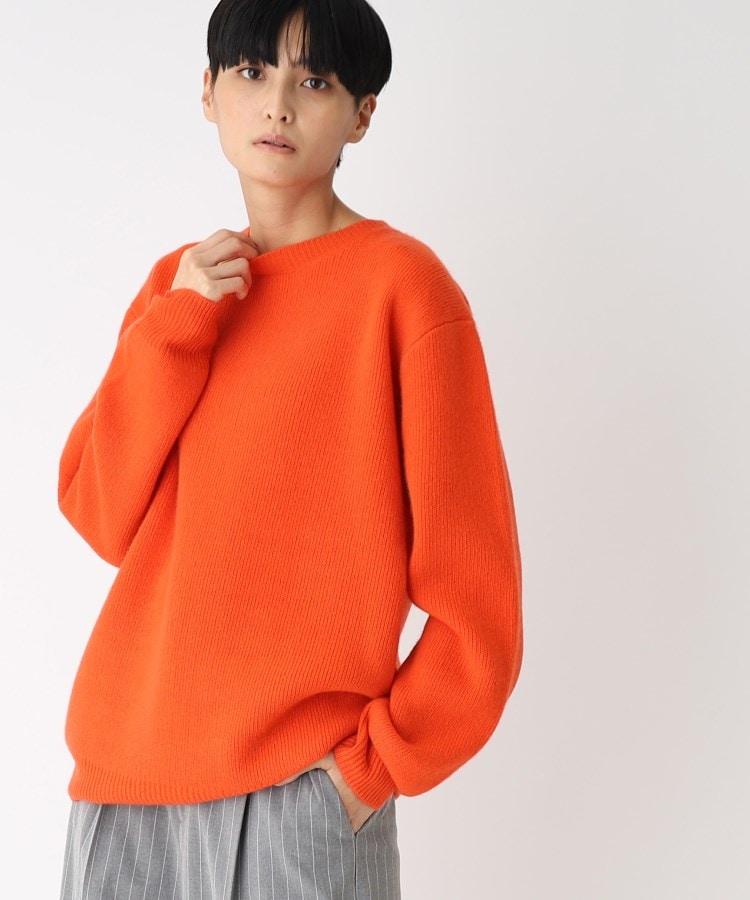 ウール&カシミヤMIX クルーネックニット【UNISEX】(ニット/セーター