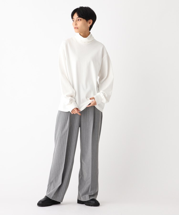 ◇【スペシャルコットン】タートルネックカットソー【ユニ ◇【スペシャルコットン】タートルネックカットソー【ユニ