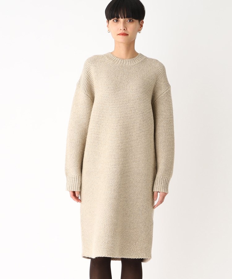 ブランド 新品 ✨美品✨【ROPE】ニットワンピース(36)ベルテッド