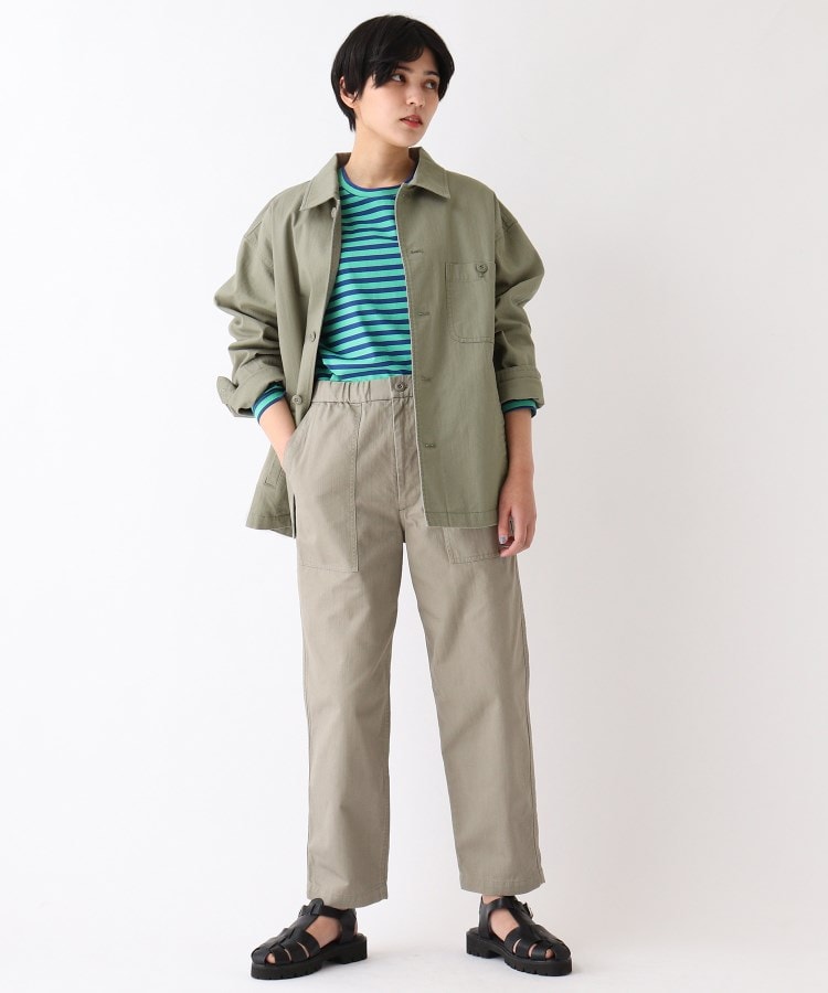 ◇オーガニックコットンヘリンボーン カバーオール【UNISEX ◇オーガニックコットンヘリンボーン カバーオール【UNISEX