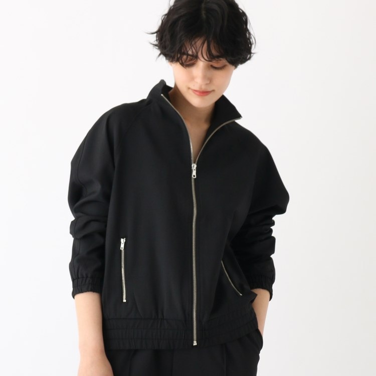 ◇メランジツイルストレッチ トラックジャケット【UNISEX