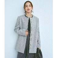 美品 noble ノーカラーコート カシミヤ ウール ロングコート 値下げ 美品 noble ノーカラーコート カシミヤ ウール ロングコート 値下げ