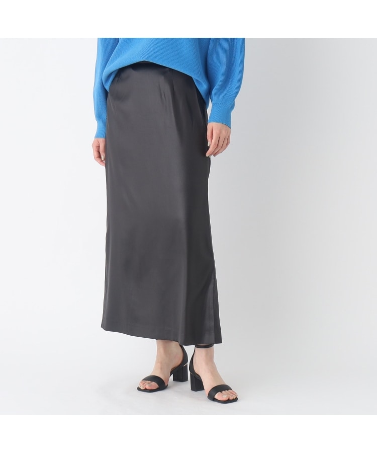 ハロウィンSALE！DSQUARED2 2016 レザーメタリックスカート新品スカート
