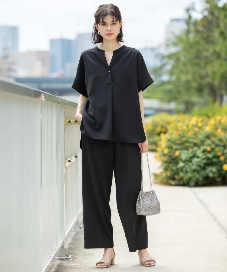 ≪SS-LLsize≫ ストレッチ美脚イージーワイドパンツ ≪SS-LLsize≫ ストレッチ美脚イージーワイドパンツ
