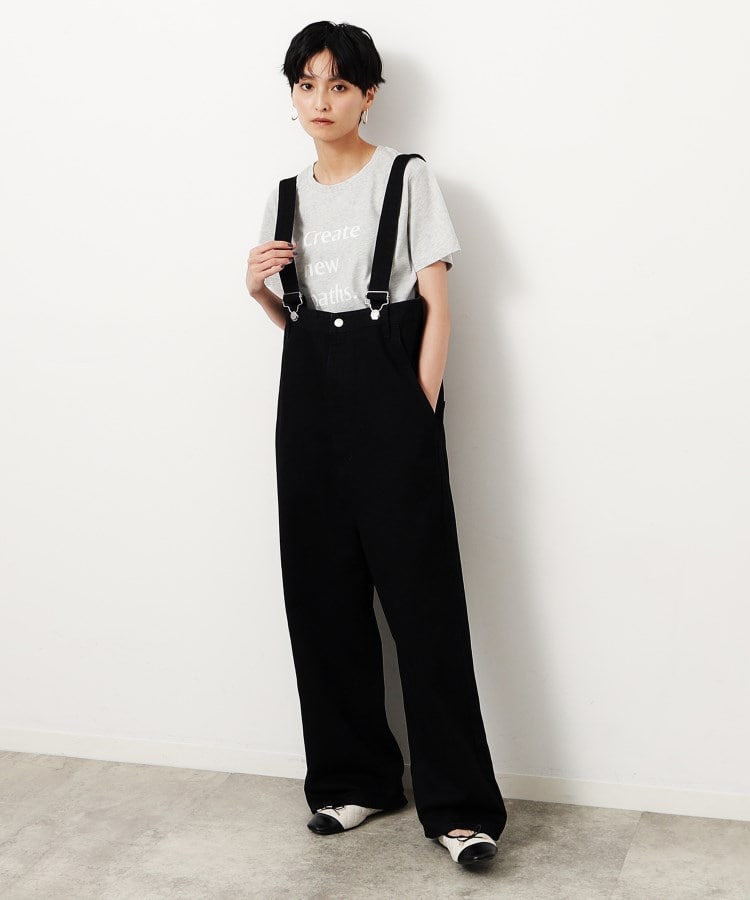 オペークドットクリップ(OPAQUE.CLIP)のロゴプリントTシャツ【洗濯機洗い可】3
