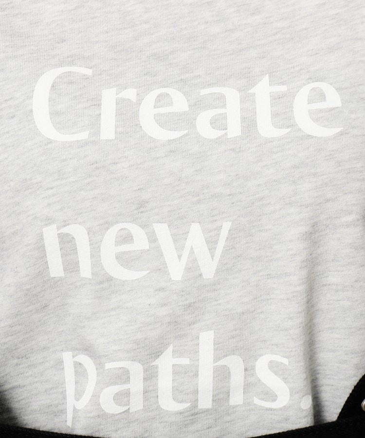 オペークドットクリップ(OPAQUE.CLIP)のロゴプリントTシャツ【洗濯機洗い可】4