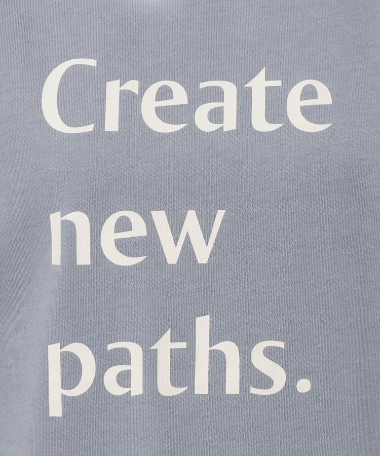 オペークドットクリップ(OPAQUE.CLIP)のロゴプリントTシャツ【洗濯機洗い可】8