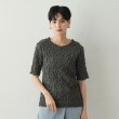 オペークドットクリップ(OPAQUE.CLIP)のシャーリングレース5分袖カットソー【洗濯機洗い可】13