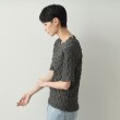 オペークドットクリップ(OPAQUE.CLIP)のシャーリングレース5分袖カットソー【洗濯機洗い可】14