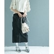 オペークドットクリップ(OPAQUE.CLIP)の《美人百花掲載》ピンストライプイージーナロースカート【洗濯機洗い可】7