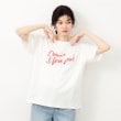 オペークドットクリップ(OPAQUE.CLIP)のリラクシープリントロゴTシャツ【洗濯機洗い可】9